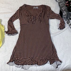 Buffalo plaid urban outfitters dress